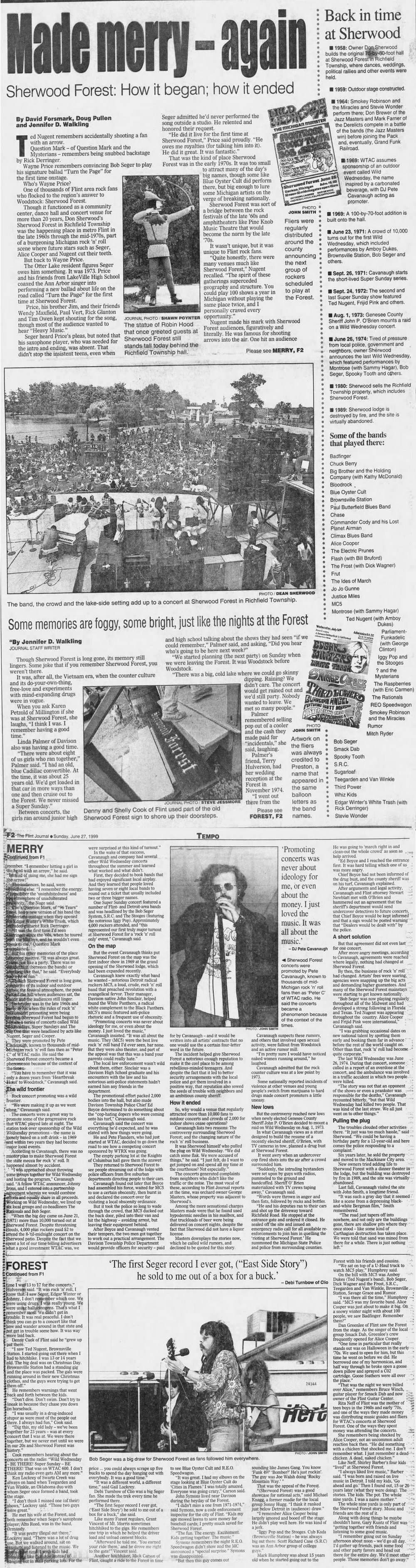 Sherwood Forest - Jun 27 1999 Article